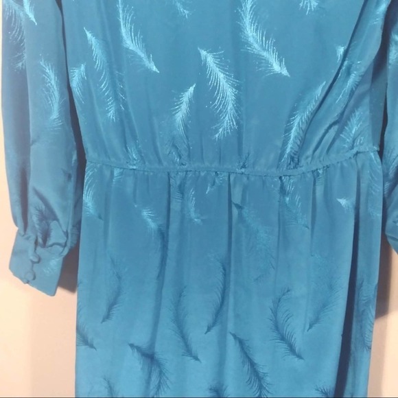 Michelle Stuart Vintage Feather Prairie Dress sz 6 - Picture 9 of 13